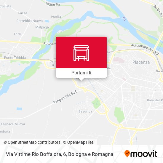 Mappa Via Vittime Rio Boffalora, 6