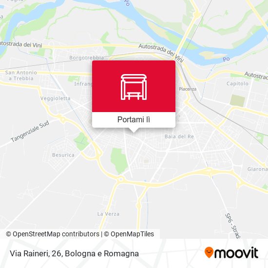 Mappa Via Raineri, 26