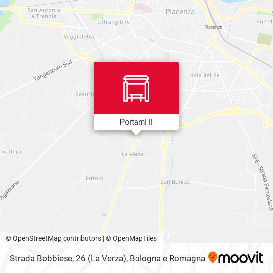 Mappa Strada Bobbiese, 26 (La Verza)