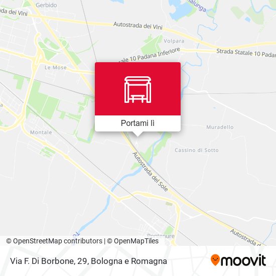 Mappa Via F. Di Borbone, 29