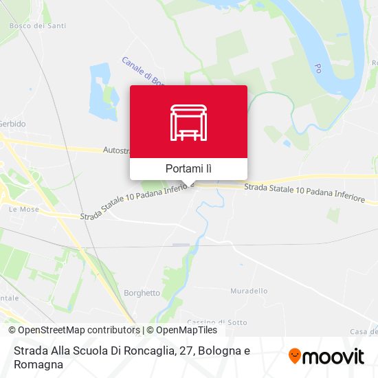 Mappa Strada Alla Scuola Di Roncaglia, 27