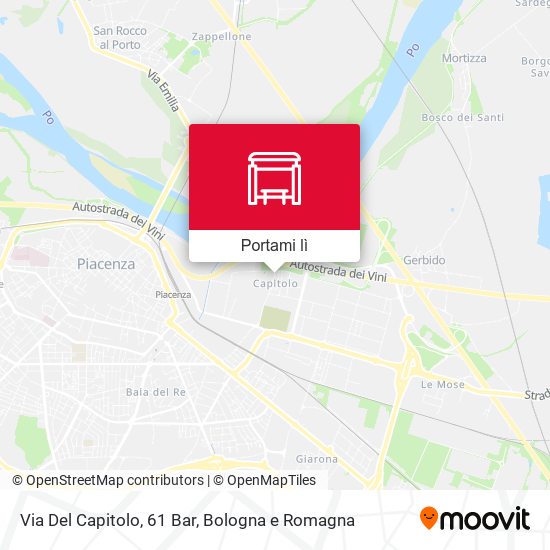 Mappa Via Del Capitolo, 61 Bar