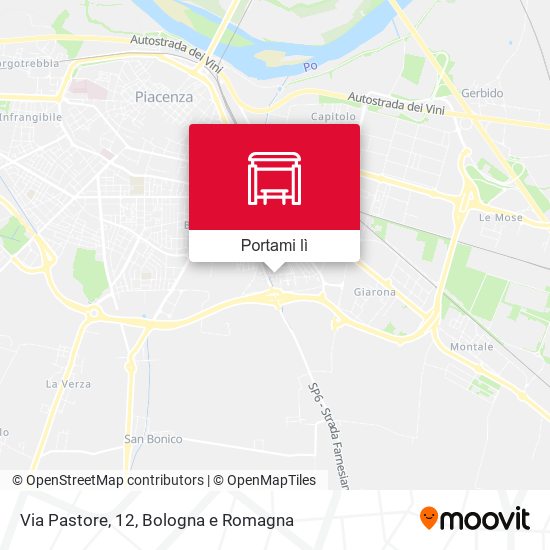 Mappa Via Pastore, 12