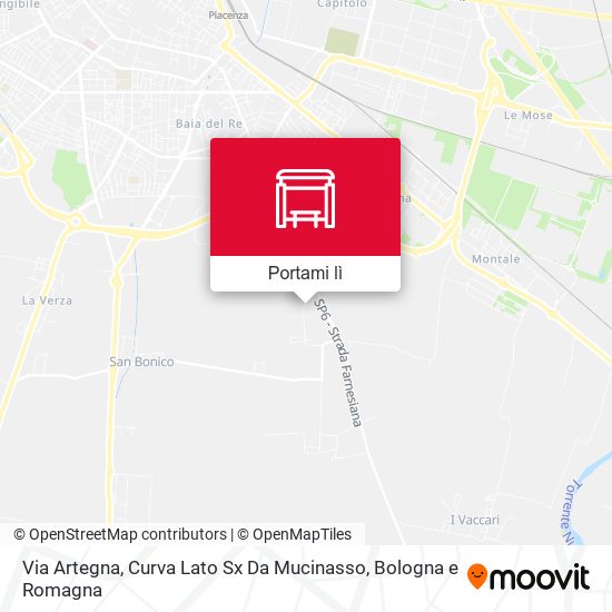 Mappa Via Artegna, Curva Lato Sx Da Mucinasso