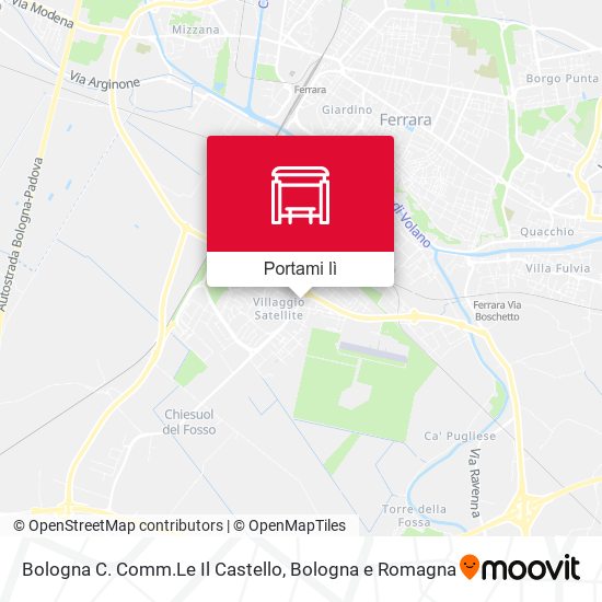 Mappa Bologna C. Comm.Le Il Castello