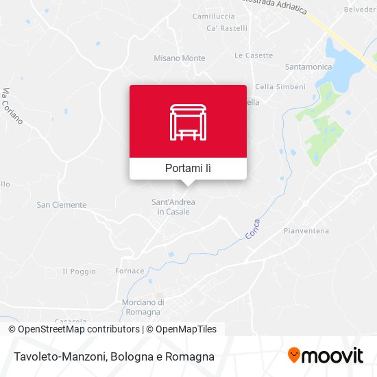 Mappa Tavoleto-Manzoni