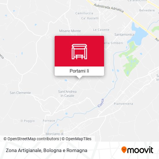 Mappa Zona Artigianale