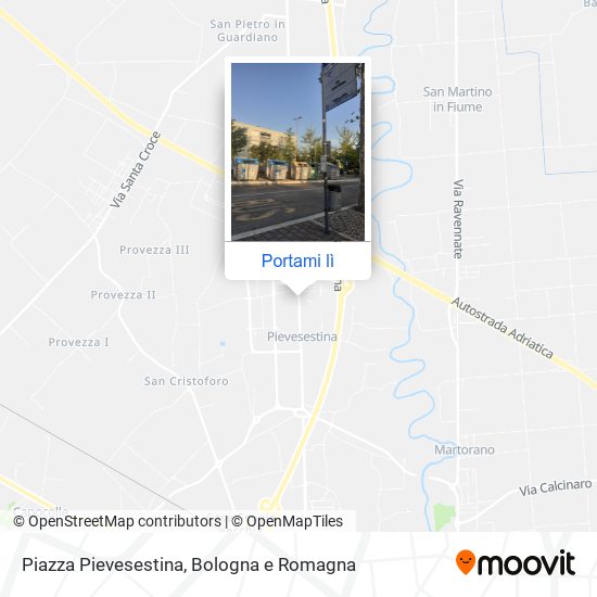 Mappa Piazza Pievesestina