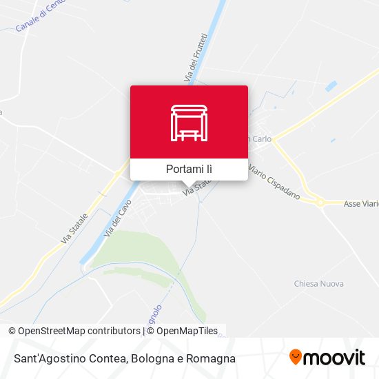Mappa Sant'Agostino Contea