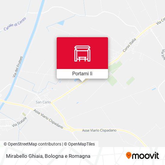 Mappa Mirabello Ghiaia