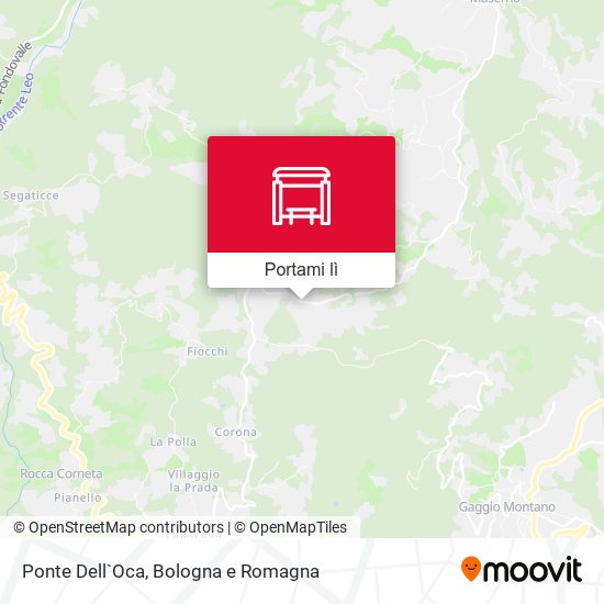 Mappa Ponte Dell`Oca