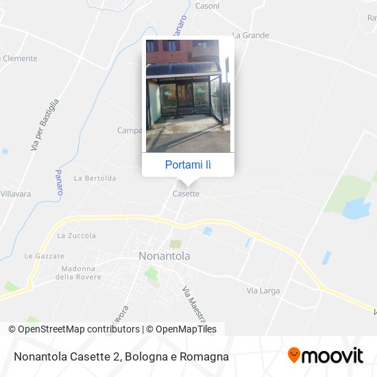 Mappa Nonantola Casette 2