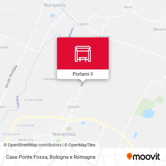 Mappa Case Ponte Fossa