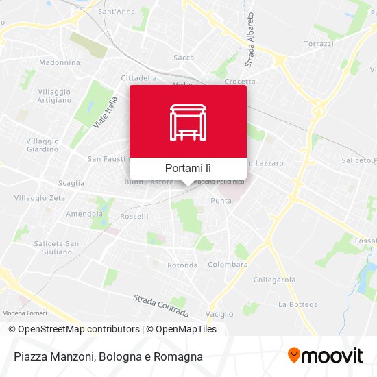 Mappa Piazza Manzoni