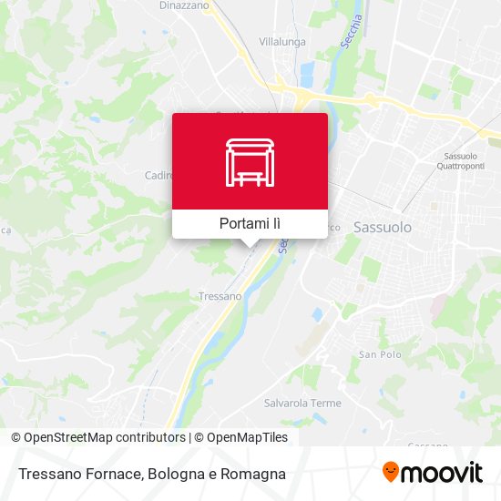 Mappa Tressano Fornace