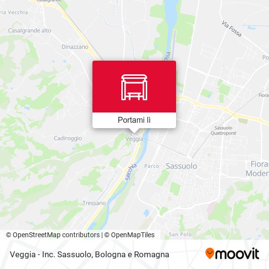 Mappa Veggia - Inc. Sassuolo