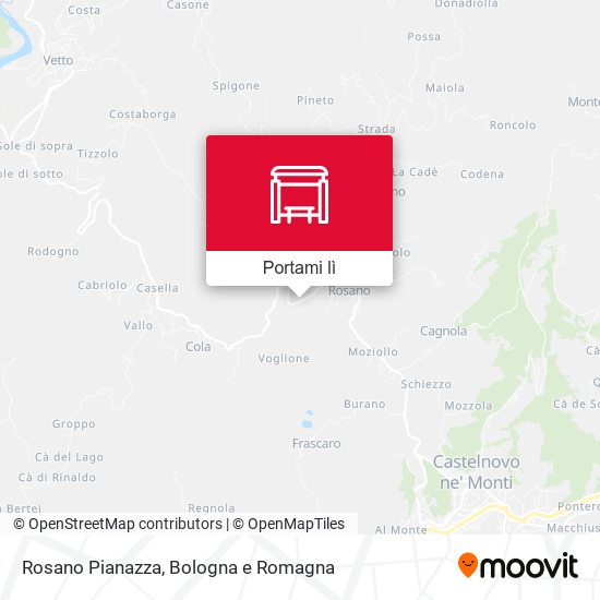 Mappa Rosano Pianazza
