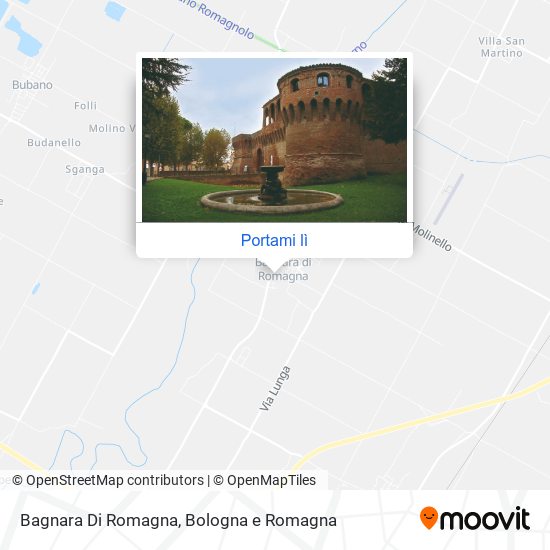 Mappa Bagnara Di Romagna