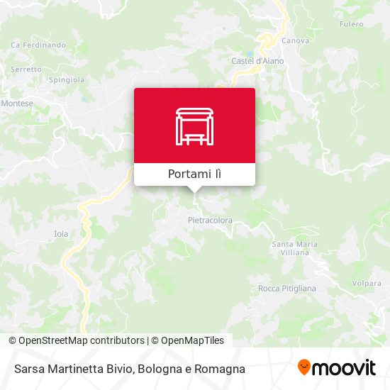 Mappa Sarsa Martinetta Bivio