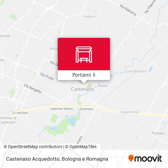 Mappa Castenaso Acquedotto