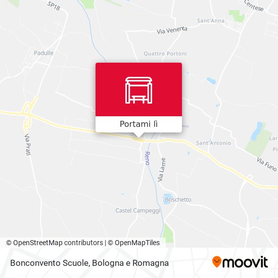 Mappa Bonconvento Scuole