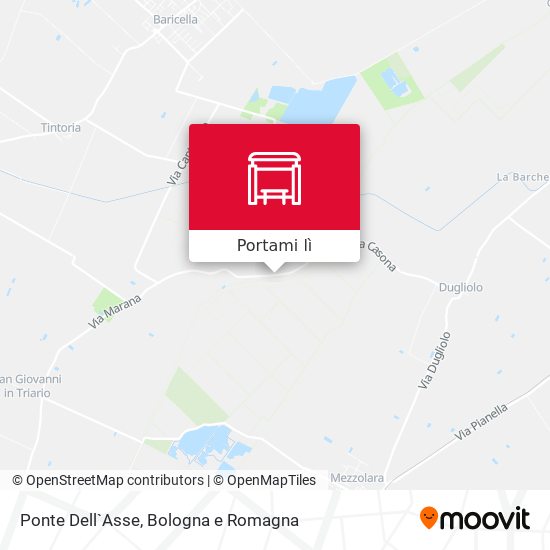 Mappa Ponte Dell`Asse
