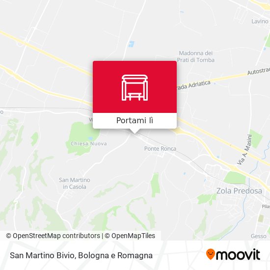 Mappa San Martino Bivio