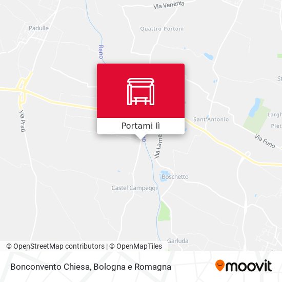 Mappa Bonconvento Chiesa