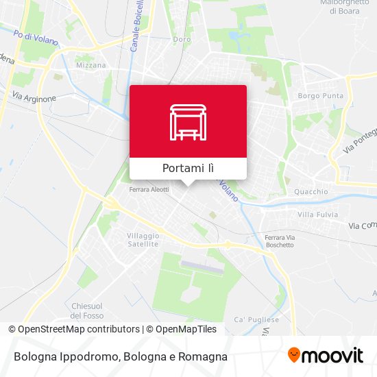 Mappa Bologna Ippodromo