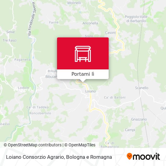 Mappa Loiano Consorzio Agrario