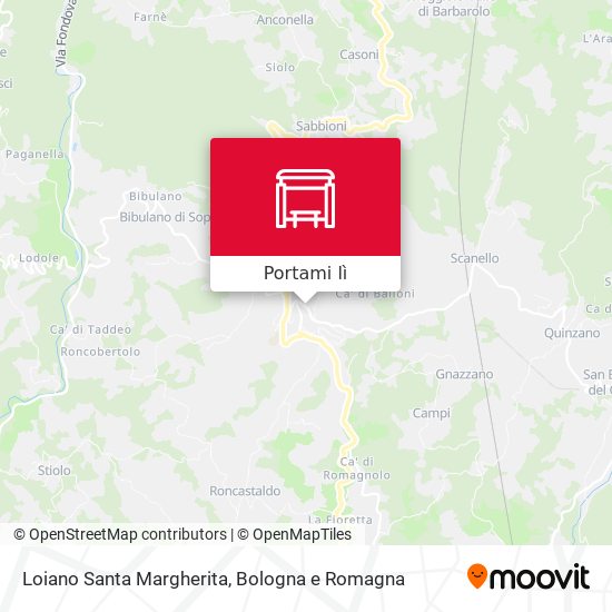 Mappa Loiano Santa Margherita