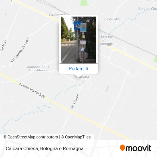 Mappa Calcara Chiesa