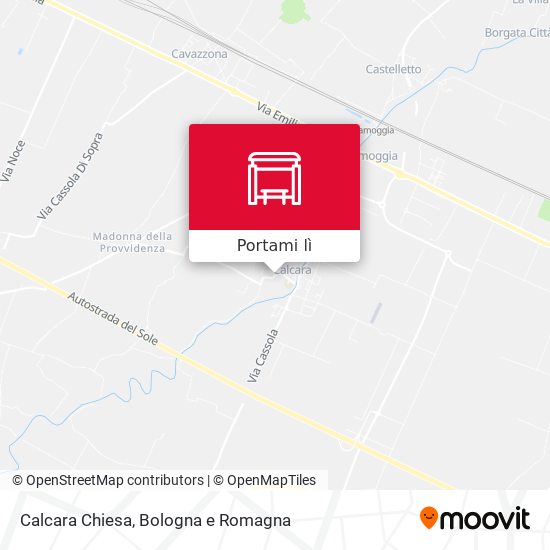 Mappa Calcara Chiesa