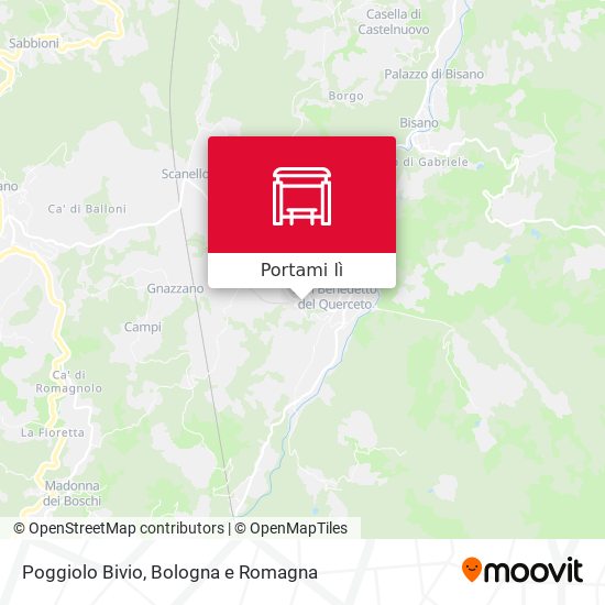 Mappa Poggiolo Bivio