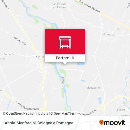 Mappa Altola' Manfredini