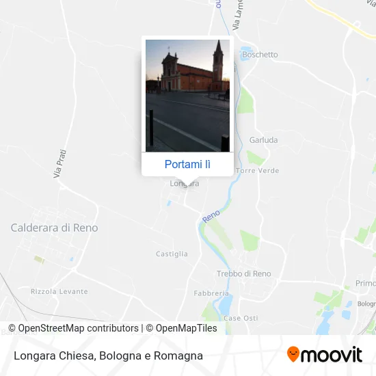 Mappa Longara Chiesa