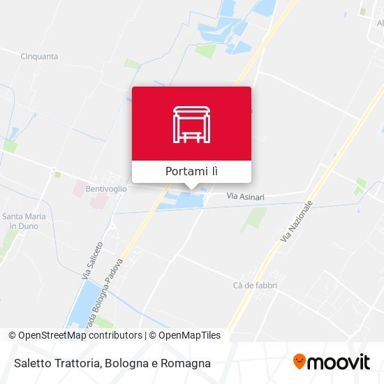 Mappa Saletto Trattoria