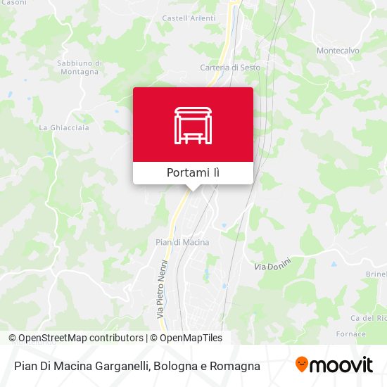 Mappa Pian Di Macina Garganelli