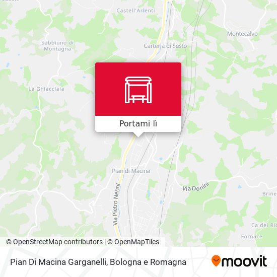 Mappa Pian Di Macina Garganelli