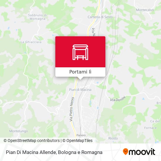 Mappa Pian Di Macina Allende