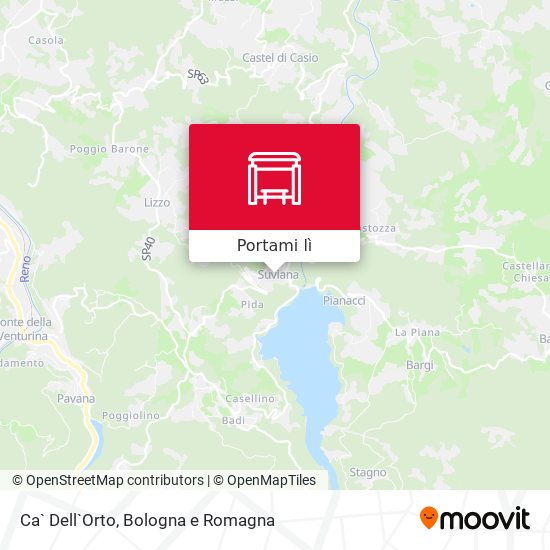 Mappa Ca` Dell`Orto