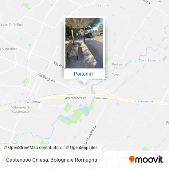 Mappa Castenaso Chiesa