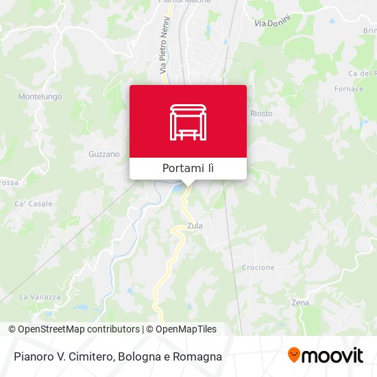 Mappa Pianoro V. Cimitero