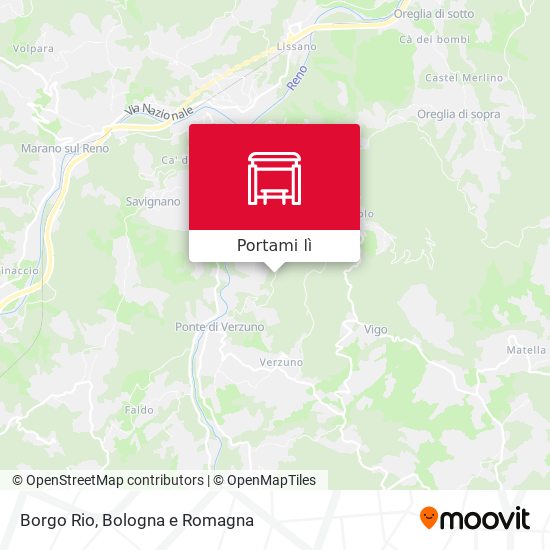 Mappa Borgo Rio