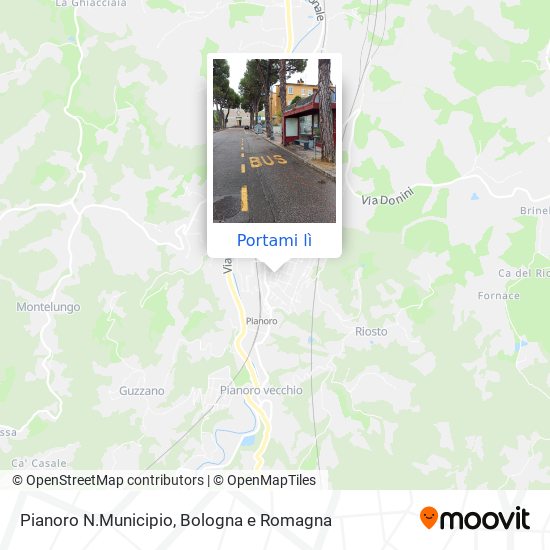 Mappa Pianoro N.Municipio