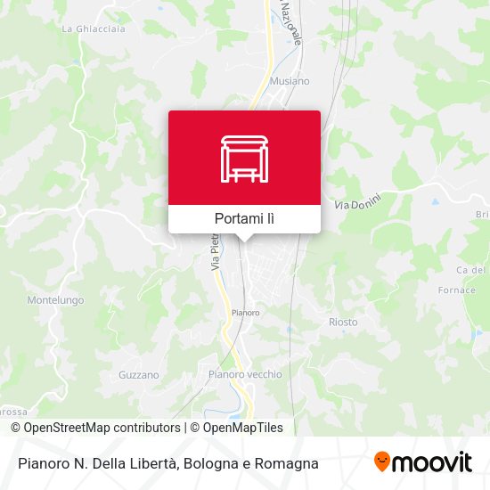 Mappa Pianoro N. Della Libertà