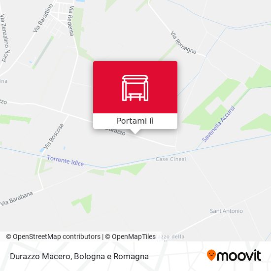 Mappa Durazzo Macero