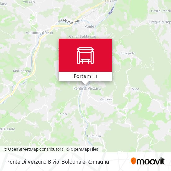 Mappa Ponte Di Verzuno Bivio