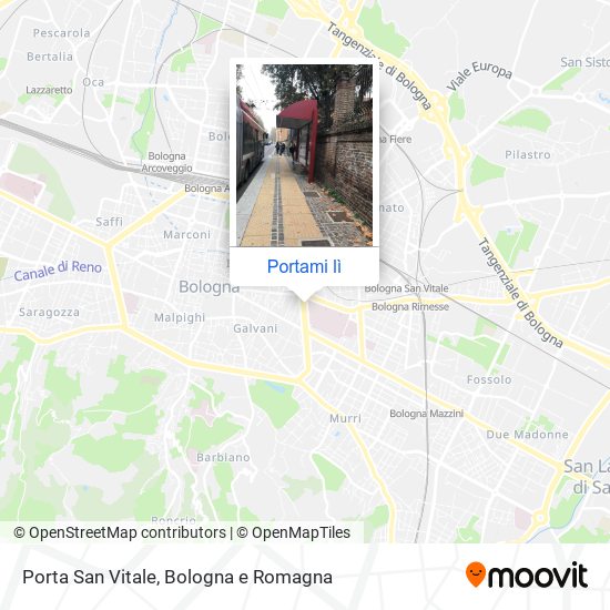 Mappa Porta San Vitale