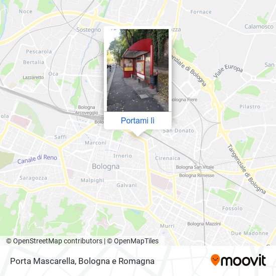 Mappa Porta Mascarella